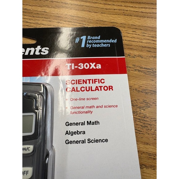 New Texas Instruments TI-30Xa Scientific Calculator School Math Algebra New - Picture 2 of 7